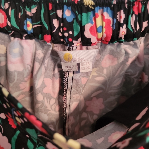 Boden Print Elastic Waist Pants Ponte Trousers - Picture 4 of 4